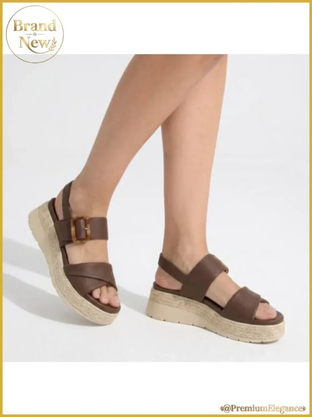 Women's Orthopedic Low Wedge Platform Sandals Arch Support Espadrille